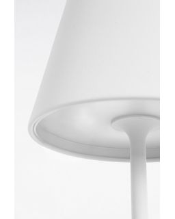 Lampe De Table Etna Blanc LedH38 Ø12X38H