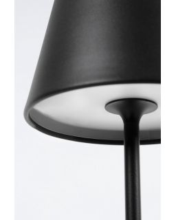 Lampe De Table Etna Noir Led H38 Ø12X38H