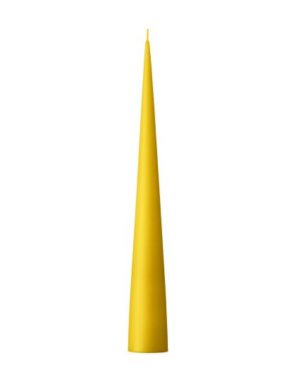  Cone Candles Box 37Cm 8Pièces 15/2 Lemon