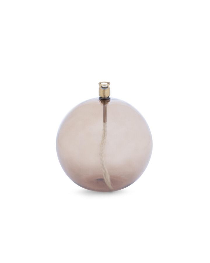 Oil Lamp Round Taille L Champagne Beige