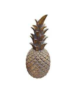 Statuette Ananas Dore 9,5X24Cm