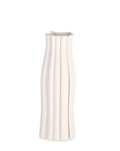 Vase Haylee Beige H32, Ø12X32H Cm