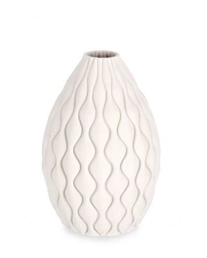 Kylo Vase Beige H28, Ø19X28H Cm