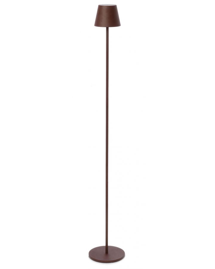 Lampadaire Led Etna Marron H115, Ø17X15H Cm