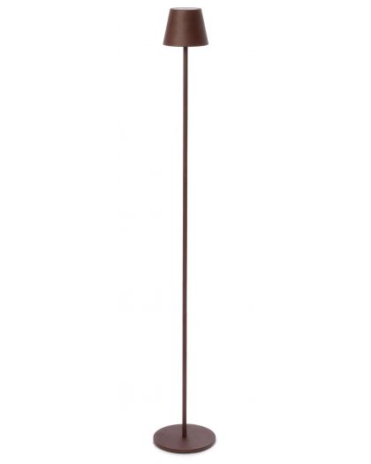 Lampadaire Led Etna Marron H115, Ø17X15H Cm