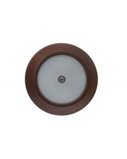 Lampadaire Led Etna Marron H115, Ø17X15H Cm