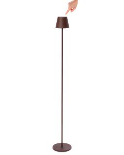 Lampadaire Led Etna Marron H115, Ø17X15H Cm