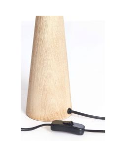 Pied De Lampe Ø9X33 Cm Festina Bois Naturel Mat