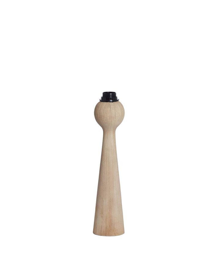 Pied De Lampe Ø9X40 Cm Festina Bois Naturel Mat