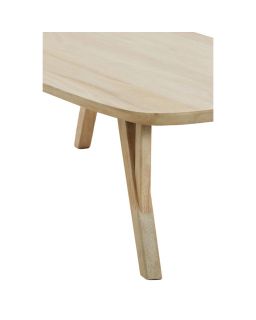 Table De Salon 120X65X40 Cm Quenza Bois Mangue Naturel