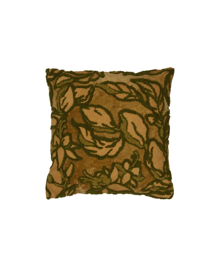 Coussin 45X45 Cm Cavazzo Vert+Ocre Jaune