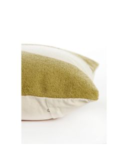 Coussin 45X45 Cm Cellio Vert+Beige