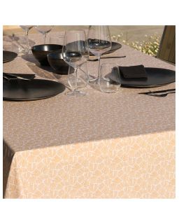 Nappe Plastifiee Antibes Natural 150X150 Cm