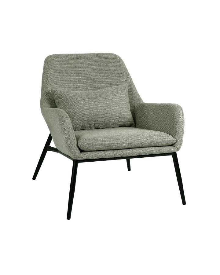  Hailey Fauteuil Relax Polyester / Fer L 66 X W 75 X H 77 Cm Vert