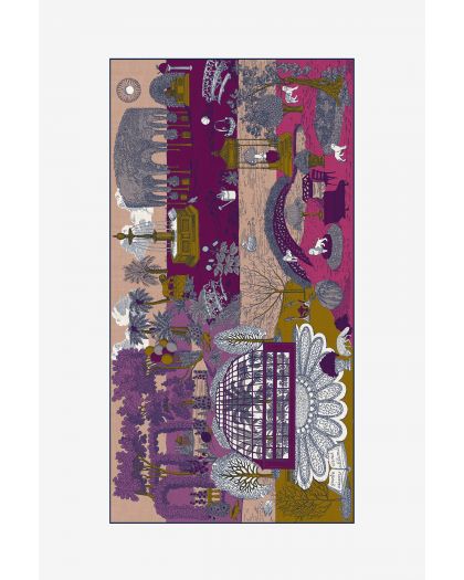 Etole 100 Quatre Saisons Fuchsia 100X190 Cm