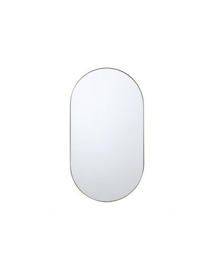 Miroir Oblong Fin Dore 50X90Cm