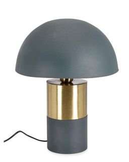 Lampe De Table Ishan Bleu H40, Ø31X40Hcm