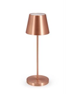 Lampe De Table Etna Bronze H38, Ø12X38Hcm