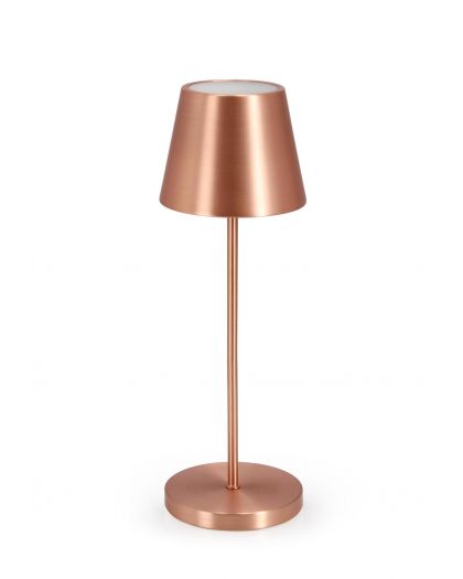 Lampe De Table Etna Bronze H38, Ø12X38Hcm