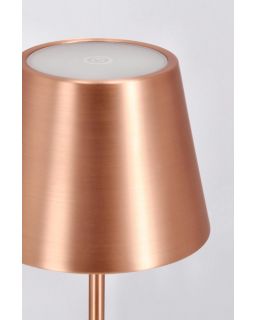 Lampe De Table Etna Bronze H38, Ø12X38Hcm