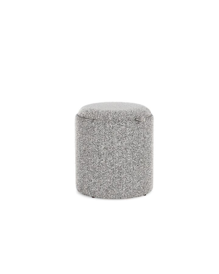 Pouf C-Cont Taille Sasha C-Vass Grigio Ch Taille S, Ø34,5X38Cm