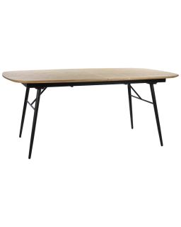  Italo Table Extensible MdfPlacage De BoisMétal L 180-230 X W 105 X H 76 Cm