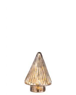 Sapin De Noël Led Verre Brun Extra Small (13x13x8,5cm)