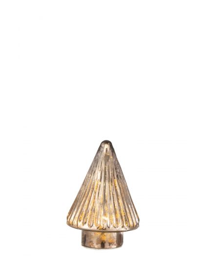 Sapin De Noël Led Verre Brun Extra Small (13x13x8,5cm)