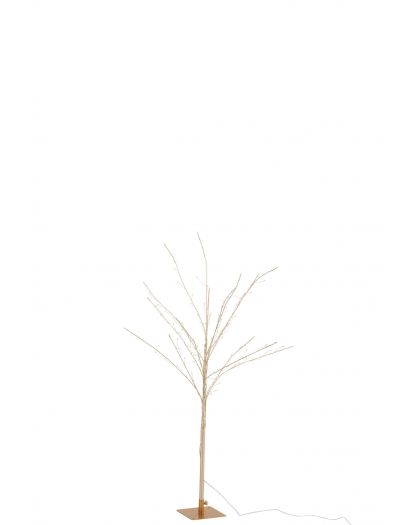 Arbre Denude+Led Metal Or Medium(51x51x99cm)