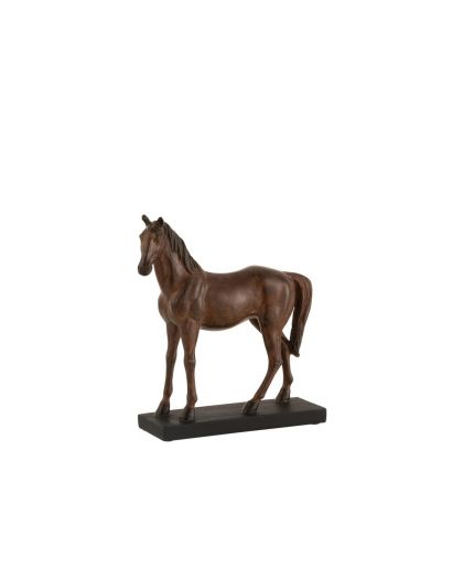 Cheval Resine Marron Small (27x8x28cm)