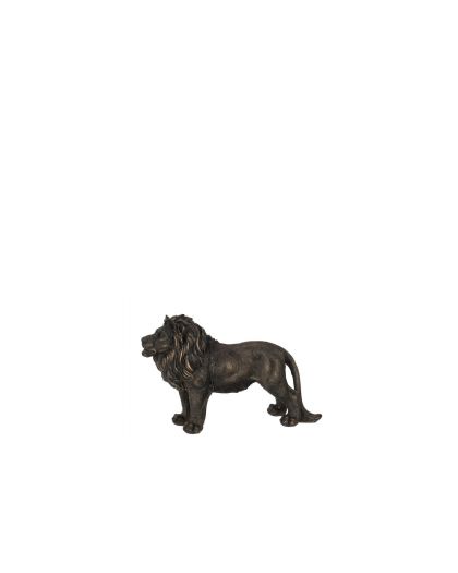 Lion Poly Bronze Small(32,5x10x20,5cm)