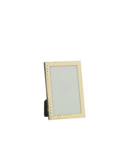 Cadre Photo Bord Martele 13X18 Metal Or Medium(14x12x19cm)