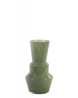 Vase Ø20,5X36 Cm Trosmu Verre Gris-Vert