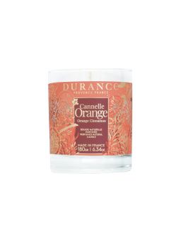 Bougie Naturelle Parfumée 180G Cannelle Orange Noël 2024