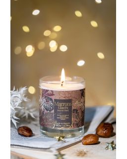 Bougie Naturelle Parfumée 180G Marrons Glacés Noël 2024