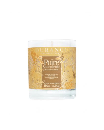 Bougie Naturelle Parfumée 180G Poire Succulente Noël 2024