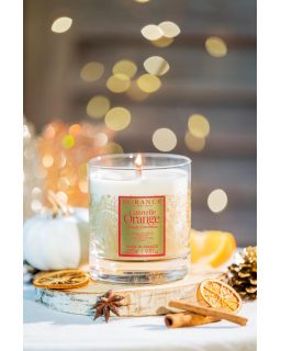 Bougie Naturelle Parfumée 280 Gr Cannelle Orange Noël 2024