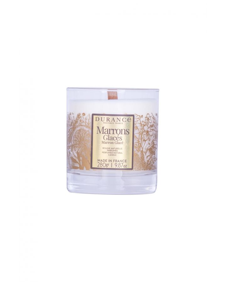 Bougie Naturelle Parfumée 280 Gr Marrons Glacés Noël 2024