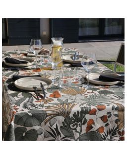 Nappe Plastifie Lombok Citrouille 300X150 Cm