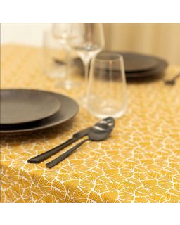 Nappe Plastifiee Antibes Chai Tea 250X150 Cm