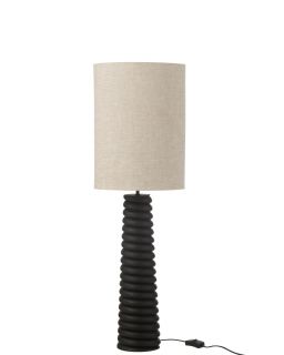 Lampe Filetage Bois D'Ailanthus (25x25x85cm)