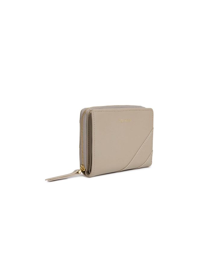 Portefeuille Compact Medium, Taille H9,5X12X3Cm100% Cuir Veritable Vachette, Dou