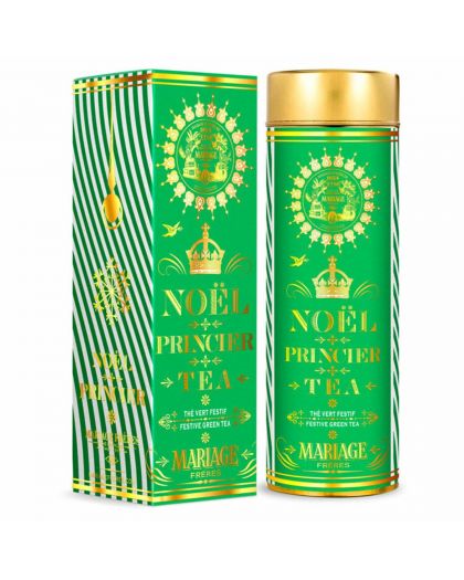 Thé Flacon Noel Princier Vert 80Gr