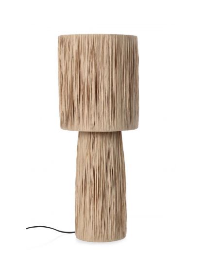 Lampe De Table Kanda Naturel H59,Taille Ø23X59Hcm