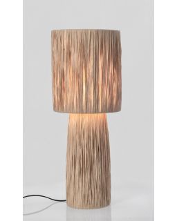 Lampe De Table Kanda Naturel H59,Taille Ø23X59Hcm