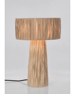 Lampe De Tabel Kanda Naturel H38,Taille Ø25X38Hcm