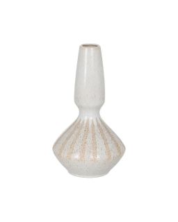 Vase Beige Céramique 21,80 X 21,80 X 40 Cm