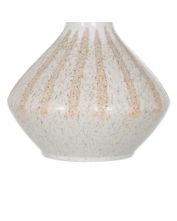 Vase Beige Céramique 21,80 X 21,80 X 40 Cm