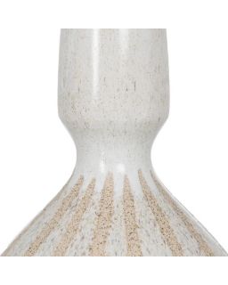 Vase Beige Céramique 21,80 X 21,80 X 40 Cm