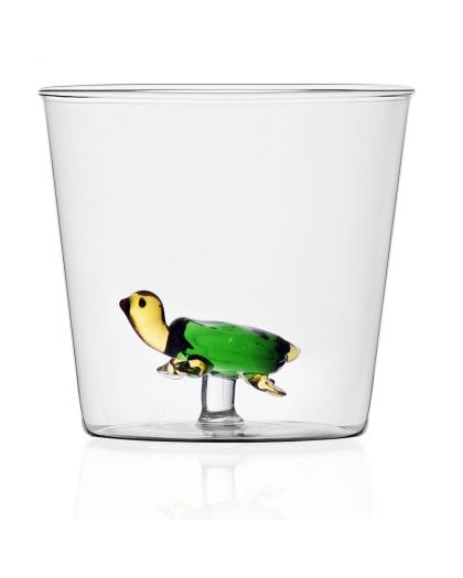 Tumbler Green Turtle Taille 8,5X8,5X8Cm